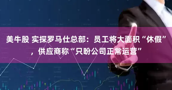 美牛股 实探罗马仕总部：员工将大面积“休假”，供应商称“只盼公司正常运营”