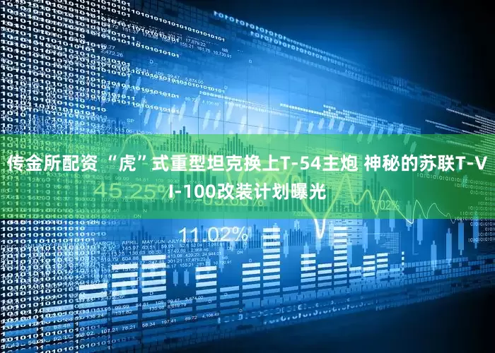 传金所配资 “虎”式重型坦克换上T-54主炮 神秘的苏联T-VI-100改装计划曝光