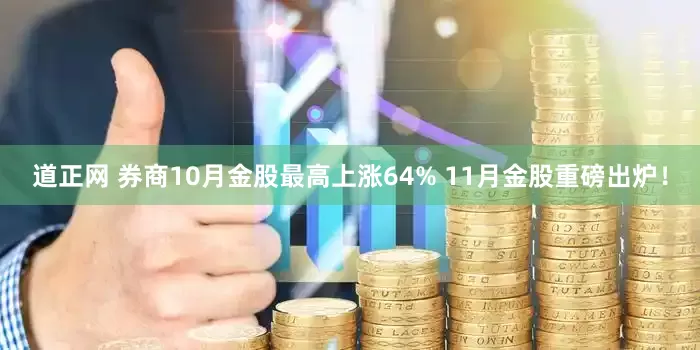 道正网 券商10月金股最高上涨64% 11月金股重磅出炉！